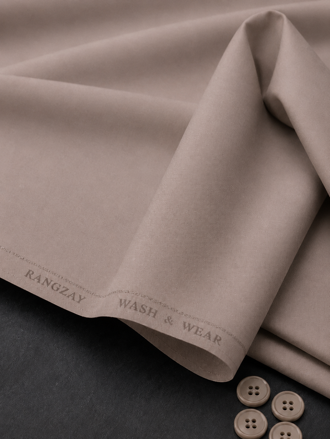 Mauve Grey Wash & Wear