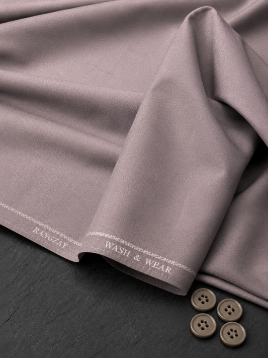 Mauve Grey Wash & Wear