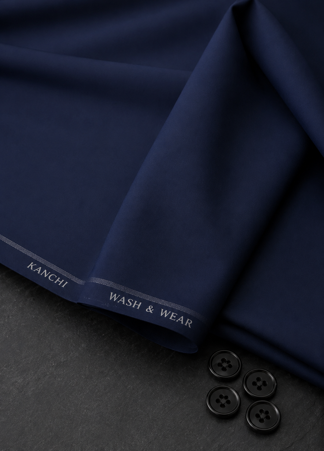 Navy Blue Wash & Wear