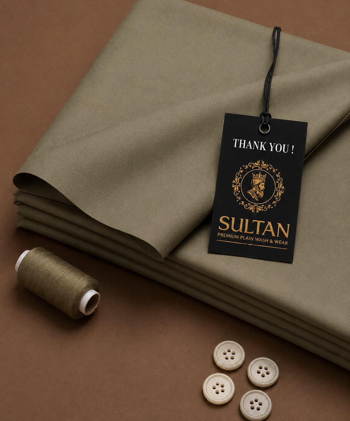 Khaki Wash & Wear