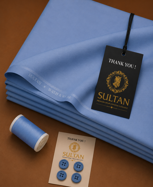 Sky Blue Wash & Wear
