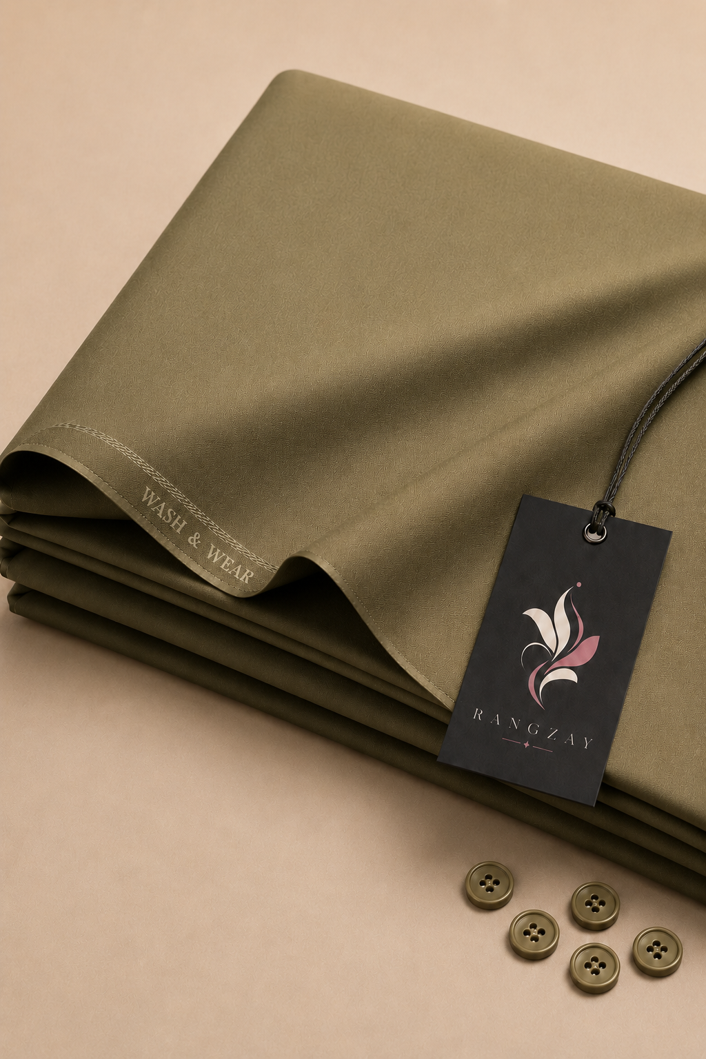 Army Green Wash & Wear