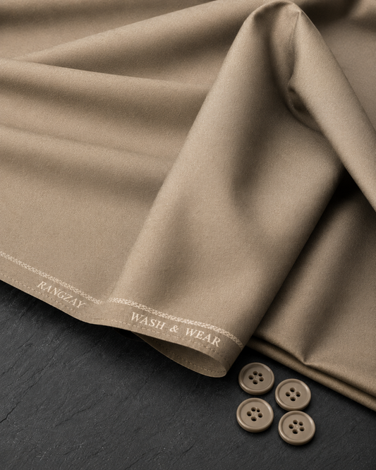 Khaki Wash & Wear