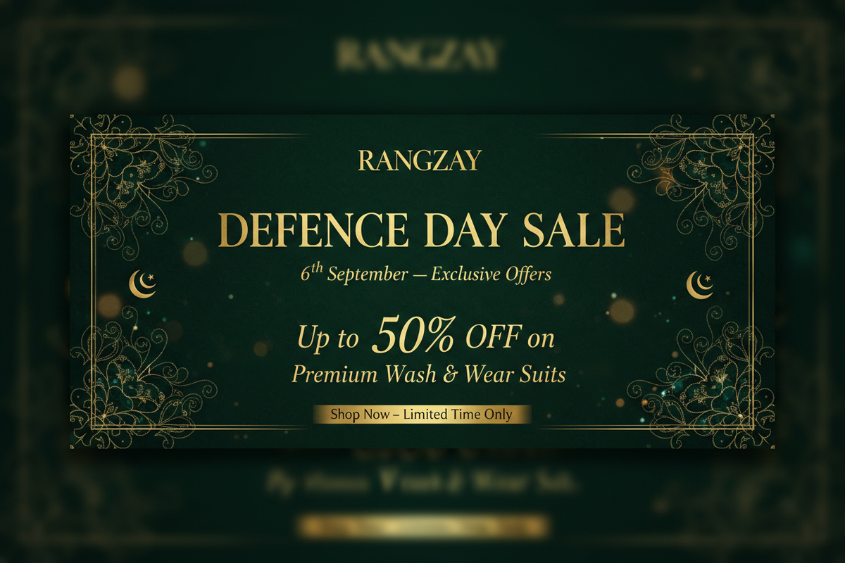 Defence Day Sale Banner — RANGZAY
